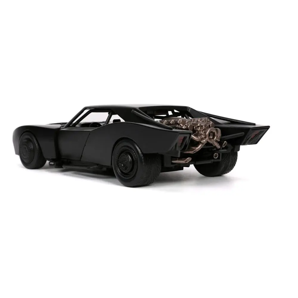 Batman 2022 Hollywood Rides Diecast Model 1/24 2022 Batmobil s figurkou fotografii produktu