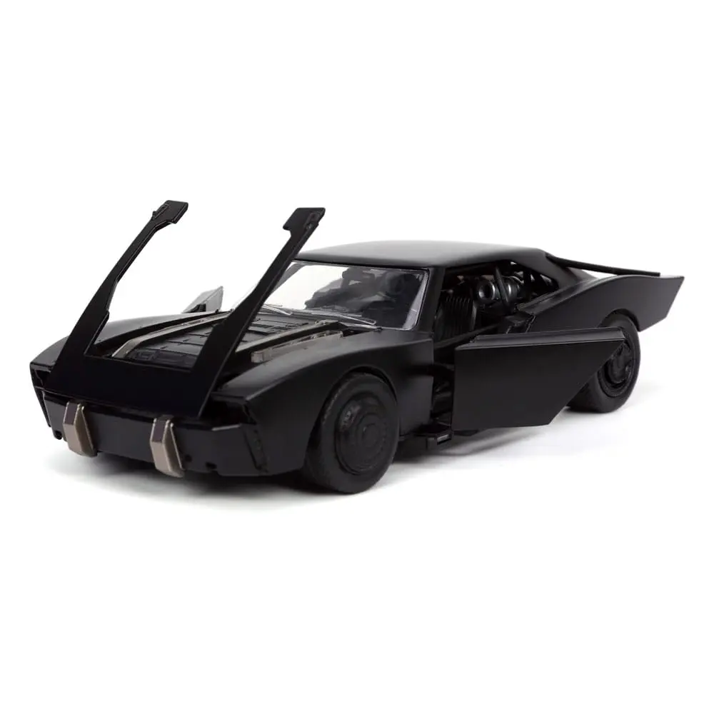 Batman 2022 Hollywood Rides Diecast Model 1/24 2022 Batmobil s figurkou fotografii produktu