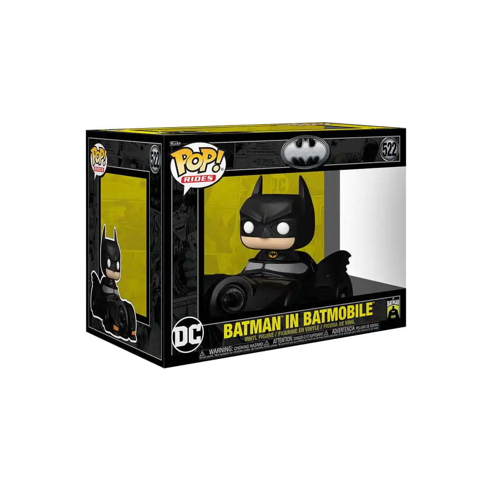 Batman 85. výročí Funko POP! Rides Deluxe vinylová figurka Batman s Batmobilem 9 cm fotografii produktu