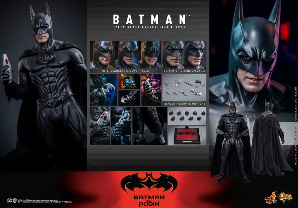 Batman & Robin Movie Masterpiece akční figurka 1/6 Batman 30 cm fotografii produktu