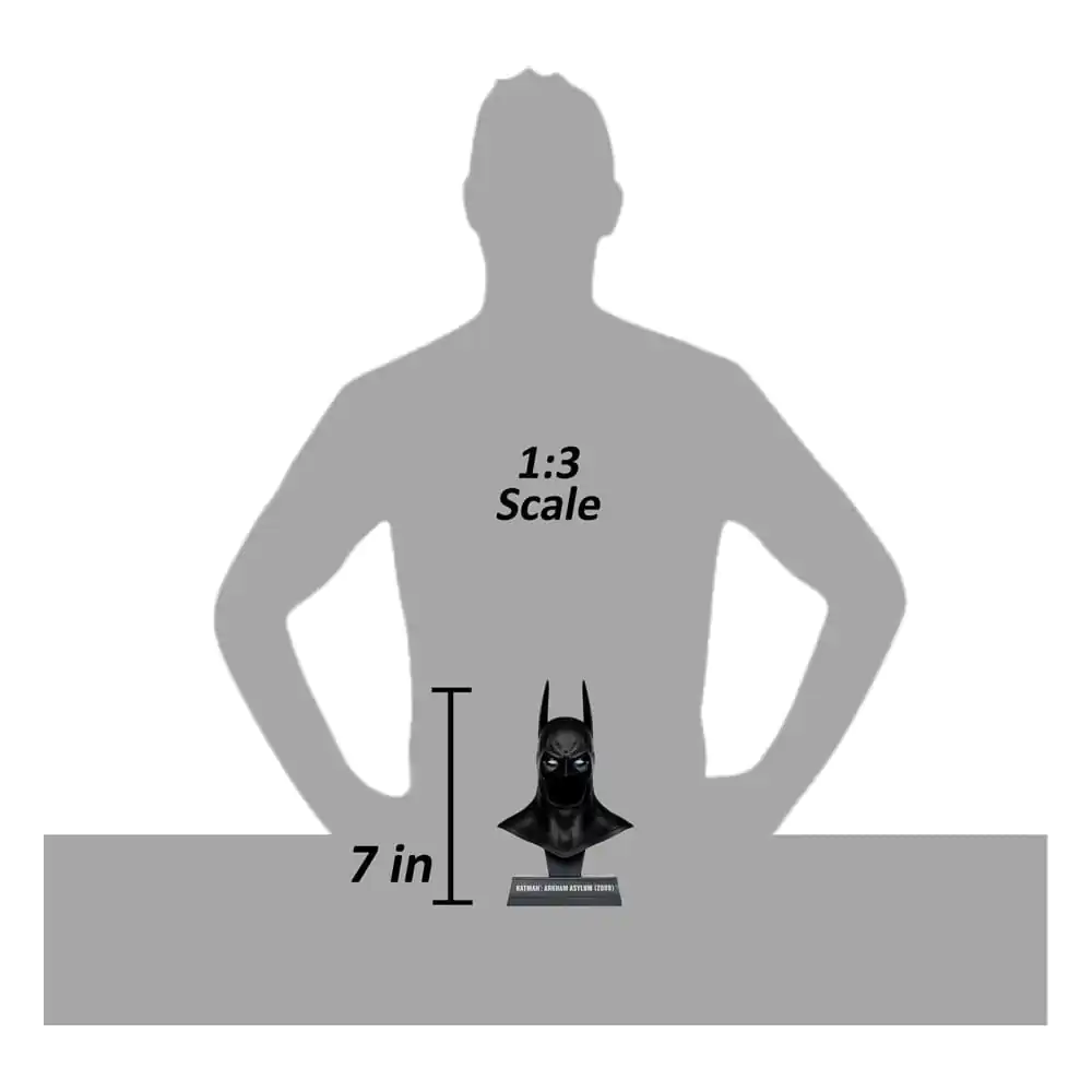 Batman: Arkham Asylum DC Direct Mini replika 1/3 Batmanova maska 19 cm fotografii produktu