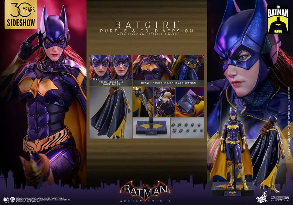 Batman Arkham Knight Videogame Masterpiece Akční figurka 1/6 Batgirl (Purple and Gold Version) Exclusive 30 cm fotografii produktu