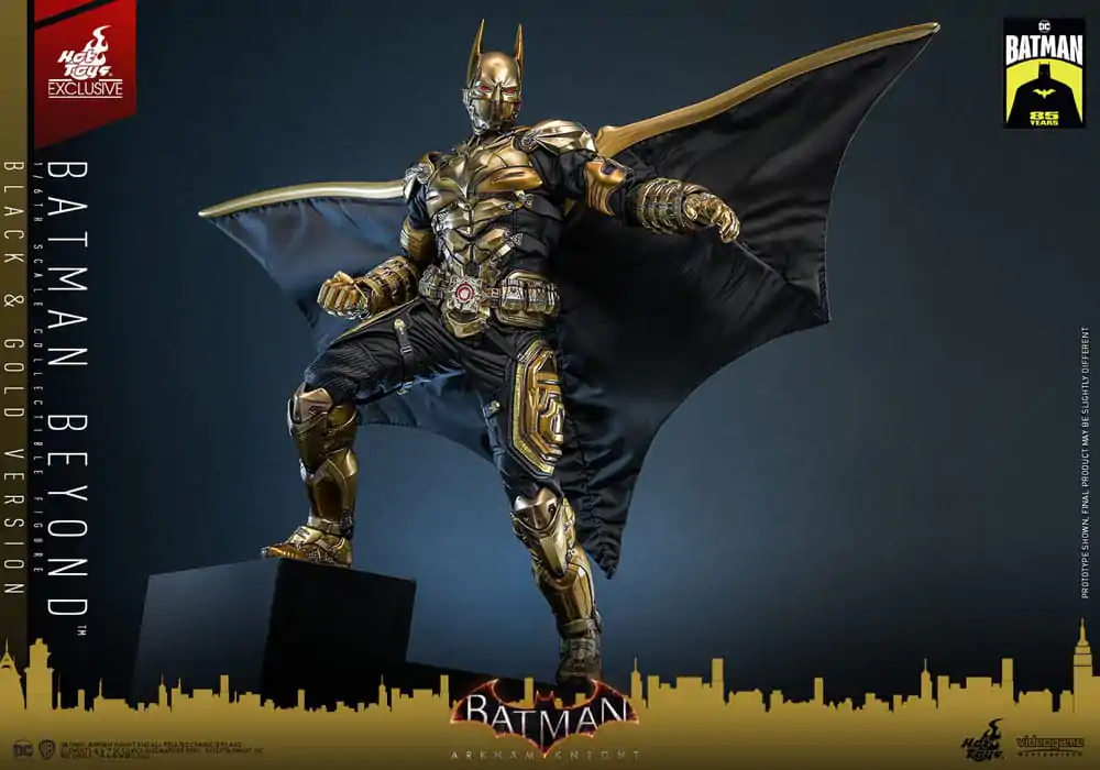 Batman: Arkham Knight Videohra Mistrovské Akční Figurka 1/6 Batman Beyond (Černá & Zlatá Verze) 32 cm fotografii produktu