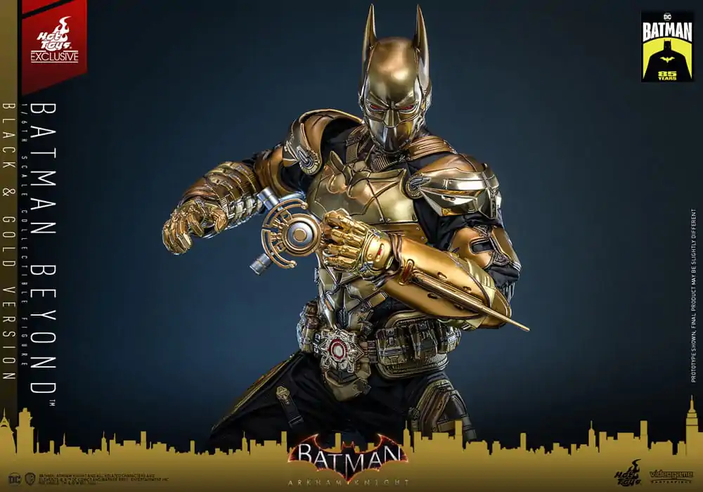 Batman: Arkham Knight Videohra Mistrovské Akční Figurka 1/6 Batman Beyond (Černá & Zlatá Verze) 32 cm fotografii produktu