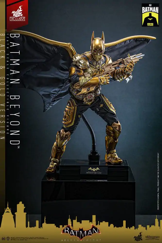 Batman: Arkham Knight Videohra Mistrovské Akční Figurka 1/6 Batman Beyond (Černá & Zlatá Verze) 32 cm fotografii produktu