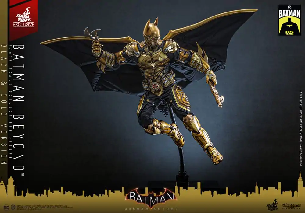 Batman: Arkham Knight Videohra Mistrovské Akční Figurka 1/6 Batman Beyond (Černá & Zlatá Verze) 32 cm fotografii produktu