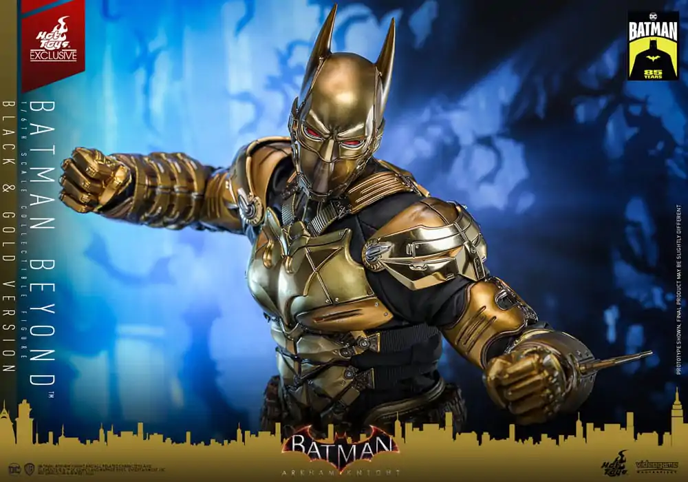 Batman: Arkham Knight Videohra Mistrovské Akční Figurka 1/6 Batman Beyond (Černá & Zlatá Verze) 32 cm fotografii produktu