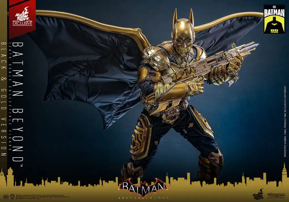 Batman: Arkham Knight Videohra Mistrovské Akční Figurka 1/6 Batman Beyond (Černá & Zlatá Verze) 32 cm fotografii produktu