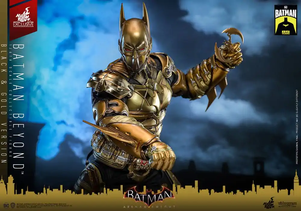 Batman: Arkham Knight Videohra Mistrovské Akční Figurka 1/6 Batman Beyond (Černá & Zlatá Verze) 32 cm fotografii produktu