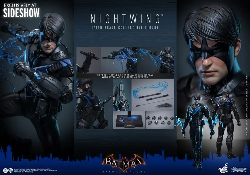 Batman Arkham Knight Videogame Masterpiece Akční figurka 1/6 Nightwing 30 cm fotografii produktu