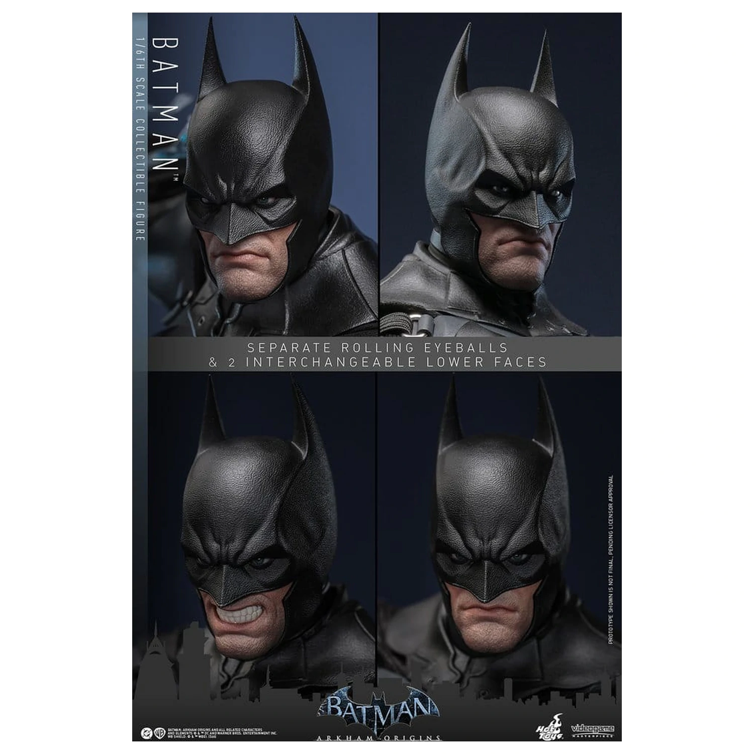 Batman Arkham Origins Videogame Masterpiece Akční figurka 1/6 Batman 33 cm fotografii produktu