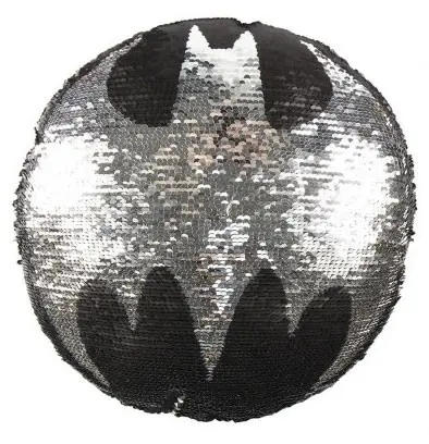 Batman oboustranný flitrový tvarovaný polštář 30 cm fotografii produktu