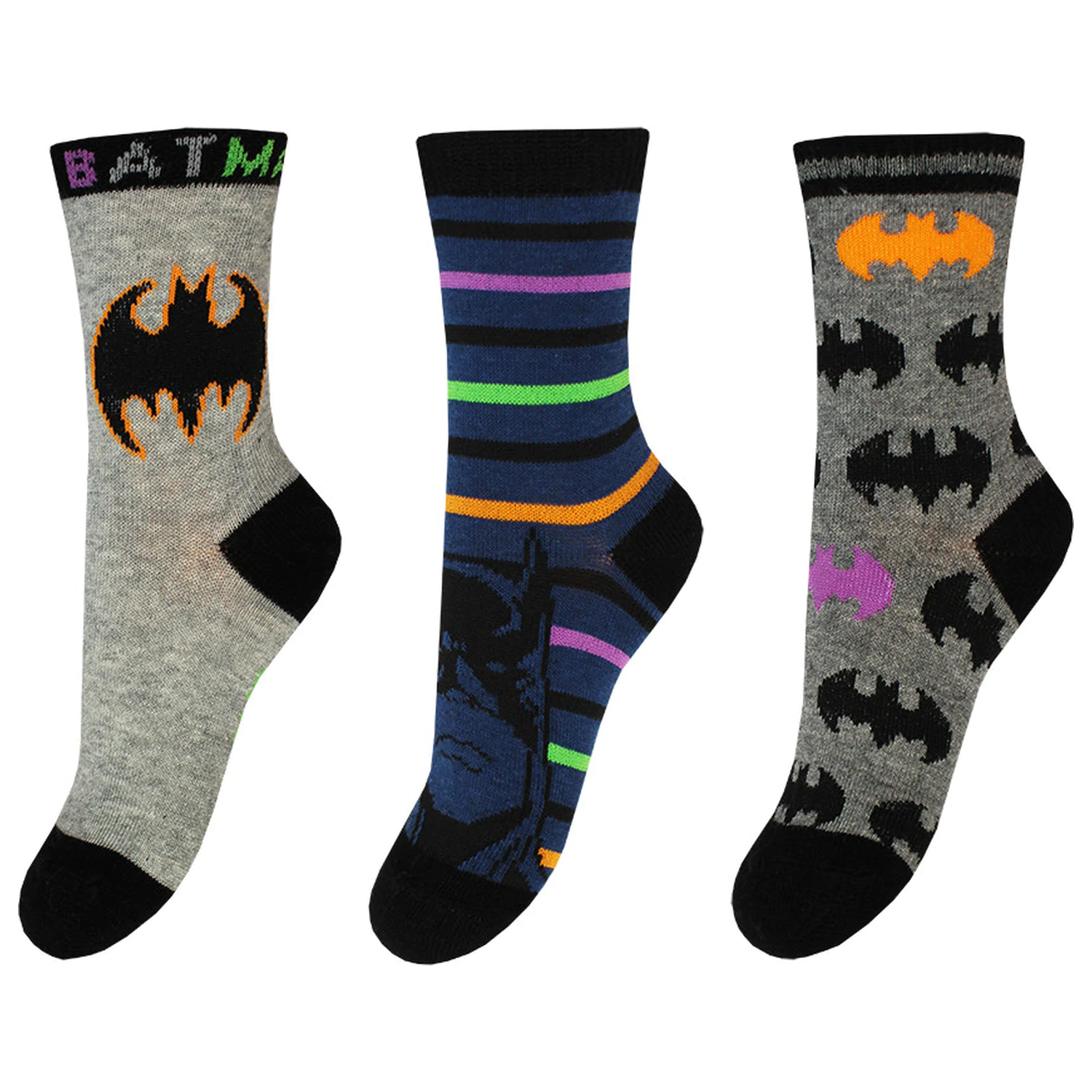 Batman Call Sign Dark dětské ponožky 31/34 fotografii produktu