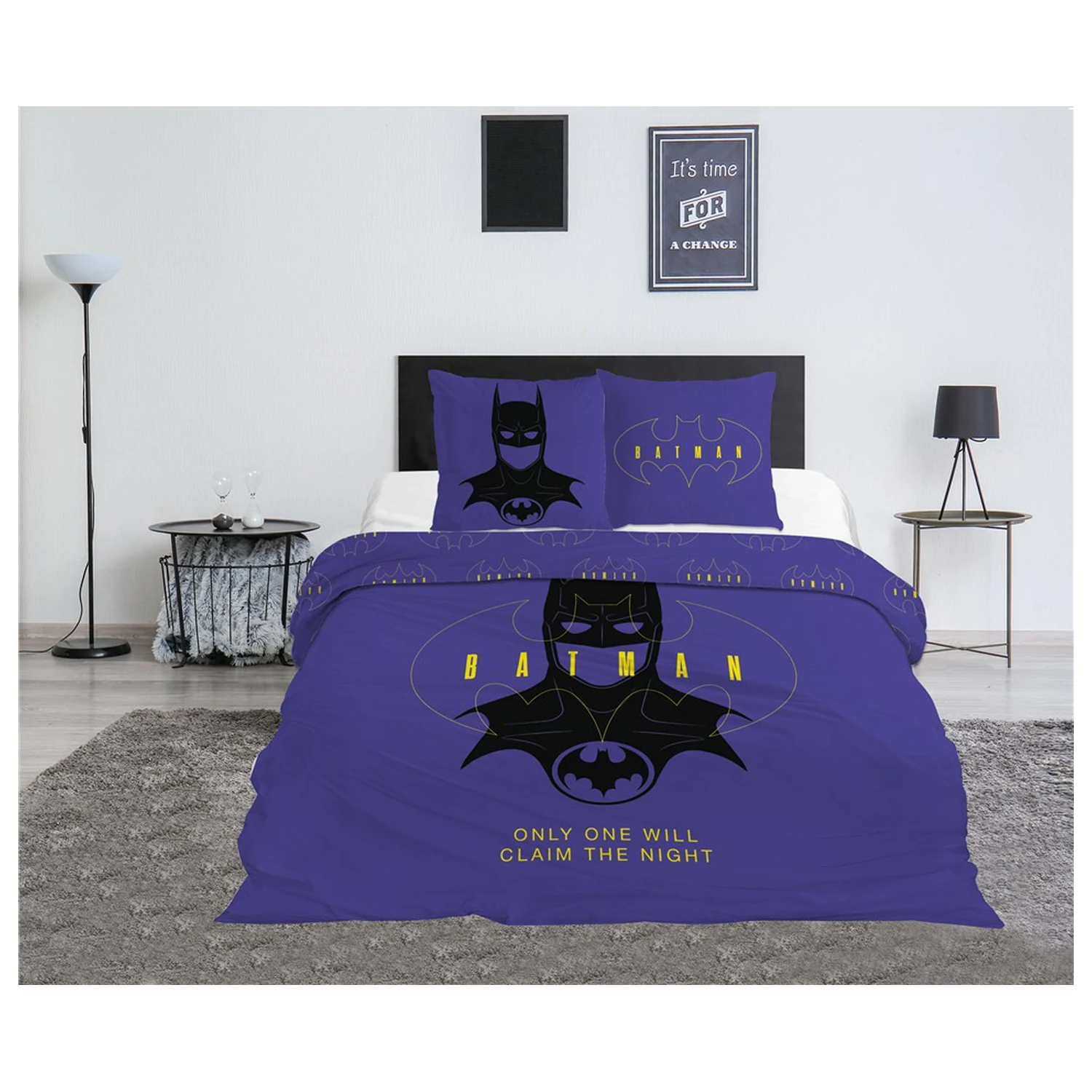 Batman Claim the Night Set povlečení na dvoulůžkovou přikrývku fotografii produktu