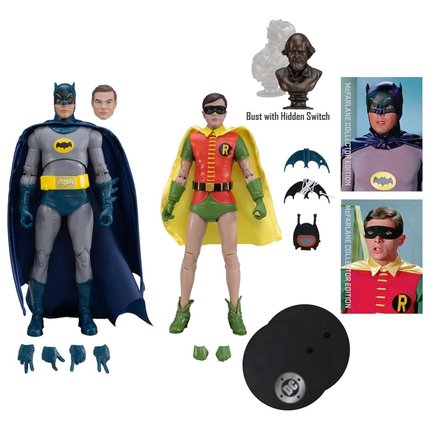 Batman Classic TV Series DC Multiverse McFarlane Collector Edition akční figurka 2-Pack Batman a Robin 18 cm fotografii produktu
