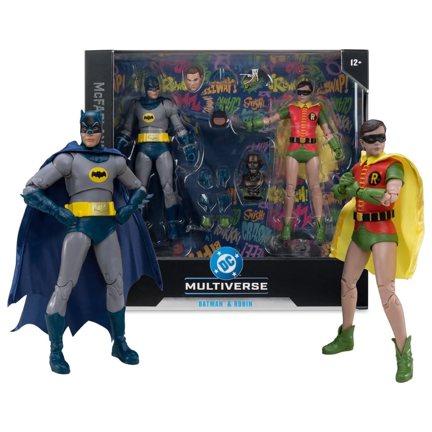 Batman Classic TV Series DC Multiverse McFarlane Collector Edition akční figurka 2-Pack Batman a Robin 18 cm fotografii produktu
