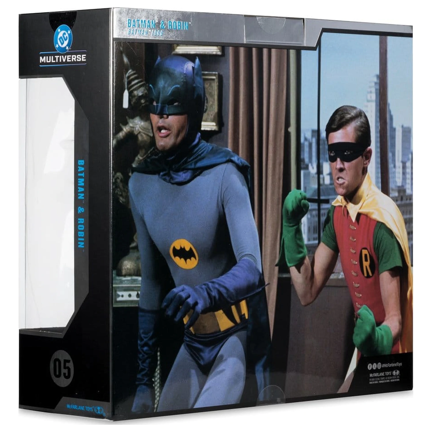 Batman Classic TV Series DC Multiverse McFarlane Collector Edition akční figurka 2-Pack Batman a Robin 18 cm fotografii produktu