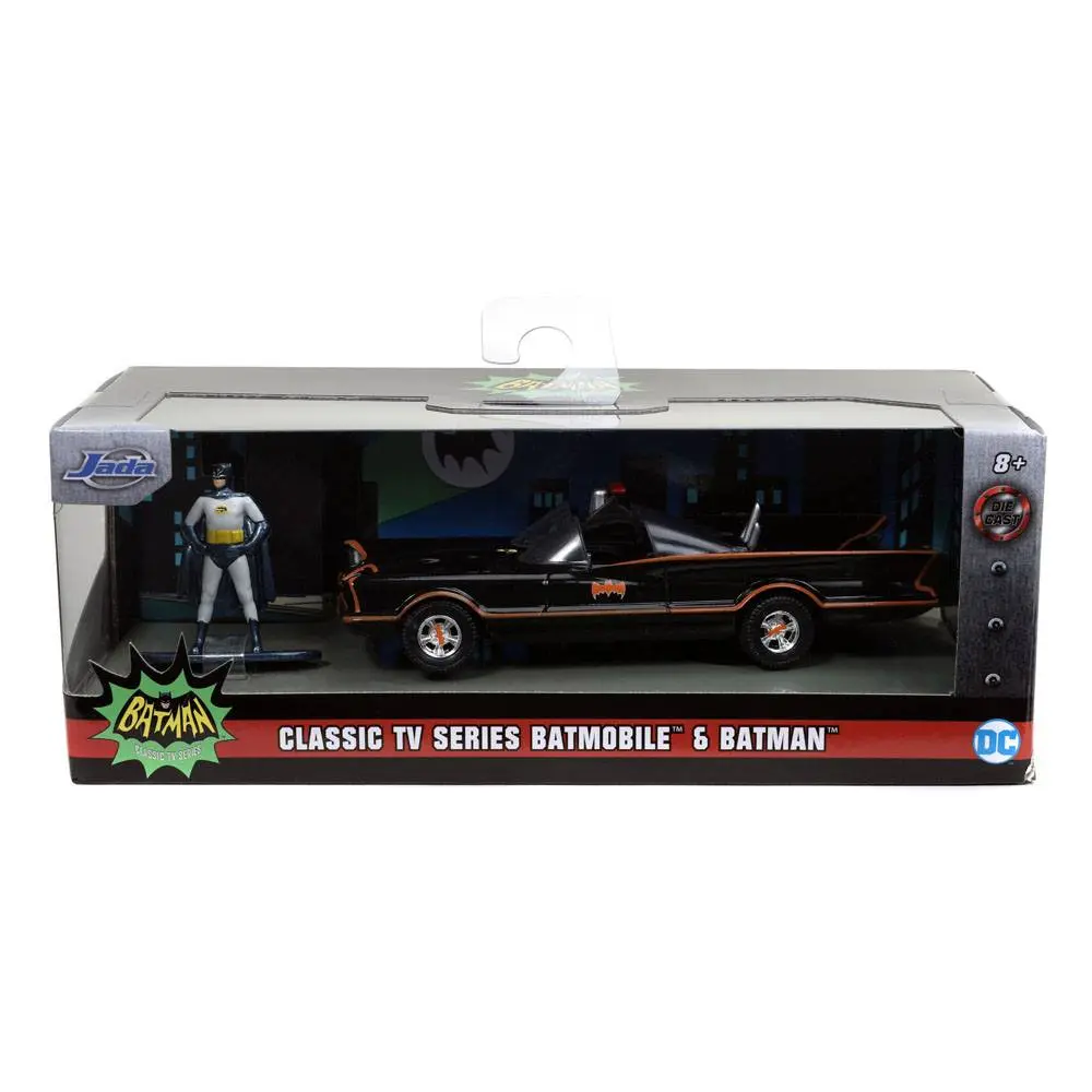 Batman Classic TV Series Diecast Model 1/32 1966 Classic Batmobile s figurkou fotografii produktu