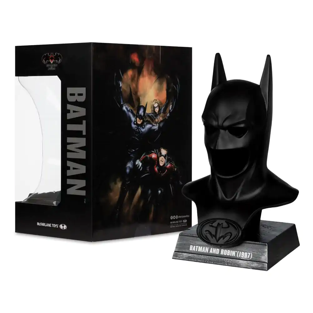 Batman DC Direct Mini Replika 1/3 Batman Cowl (Batman & Robin) 19 cm fotografii produktu
