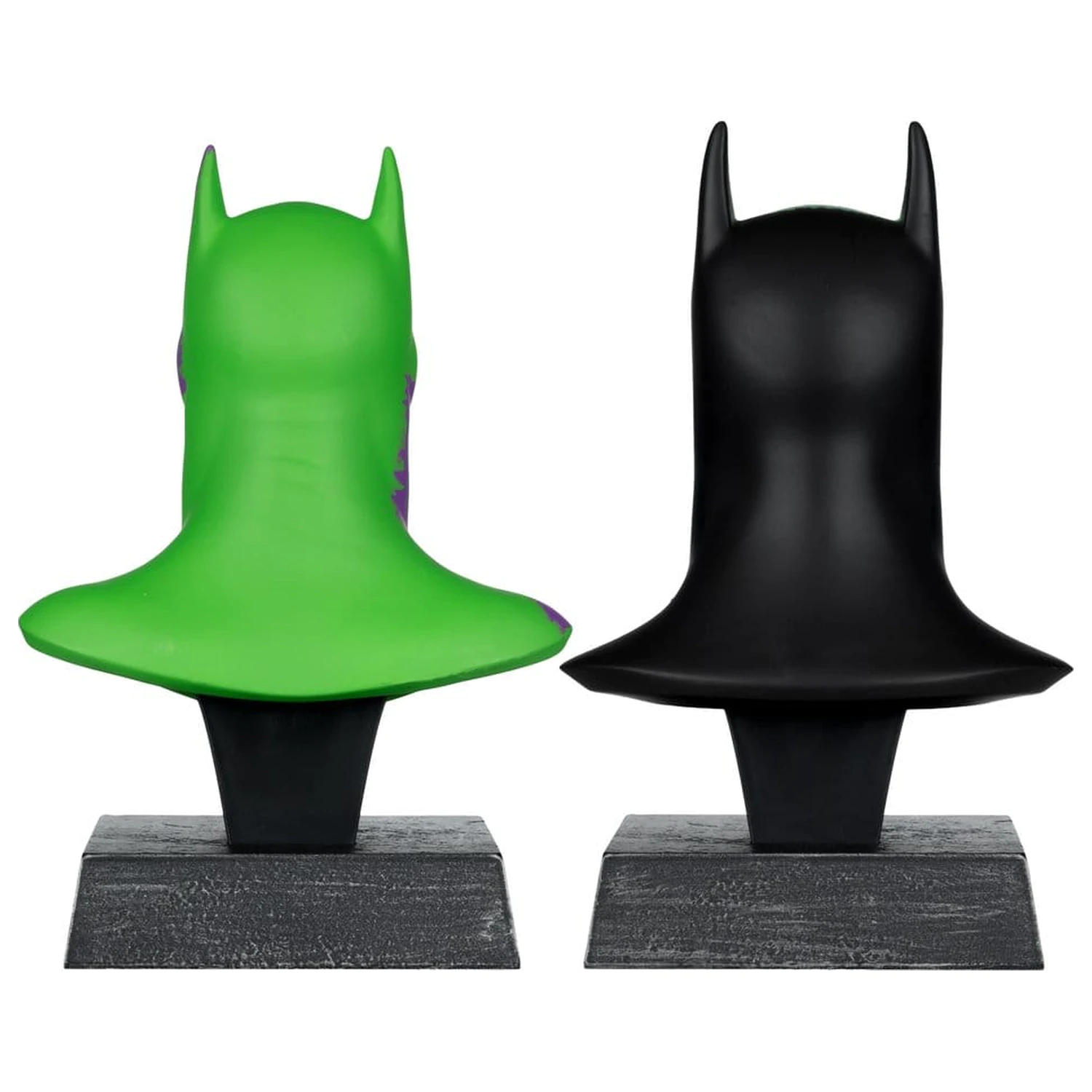 Batman DC Direct Mini Replika 1/3 2-pack Batman Cowls Hush & Knightfall (Jokerized) (Gold Label) 18 cm fotografii produktu