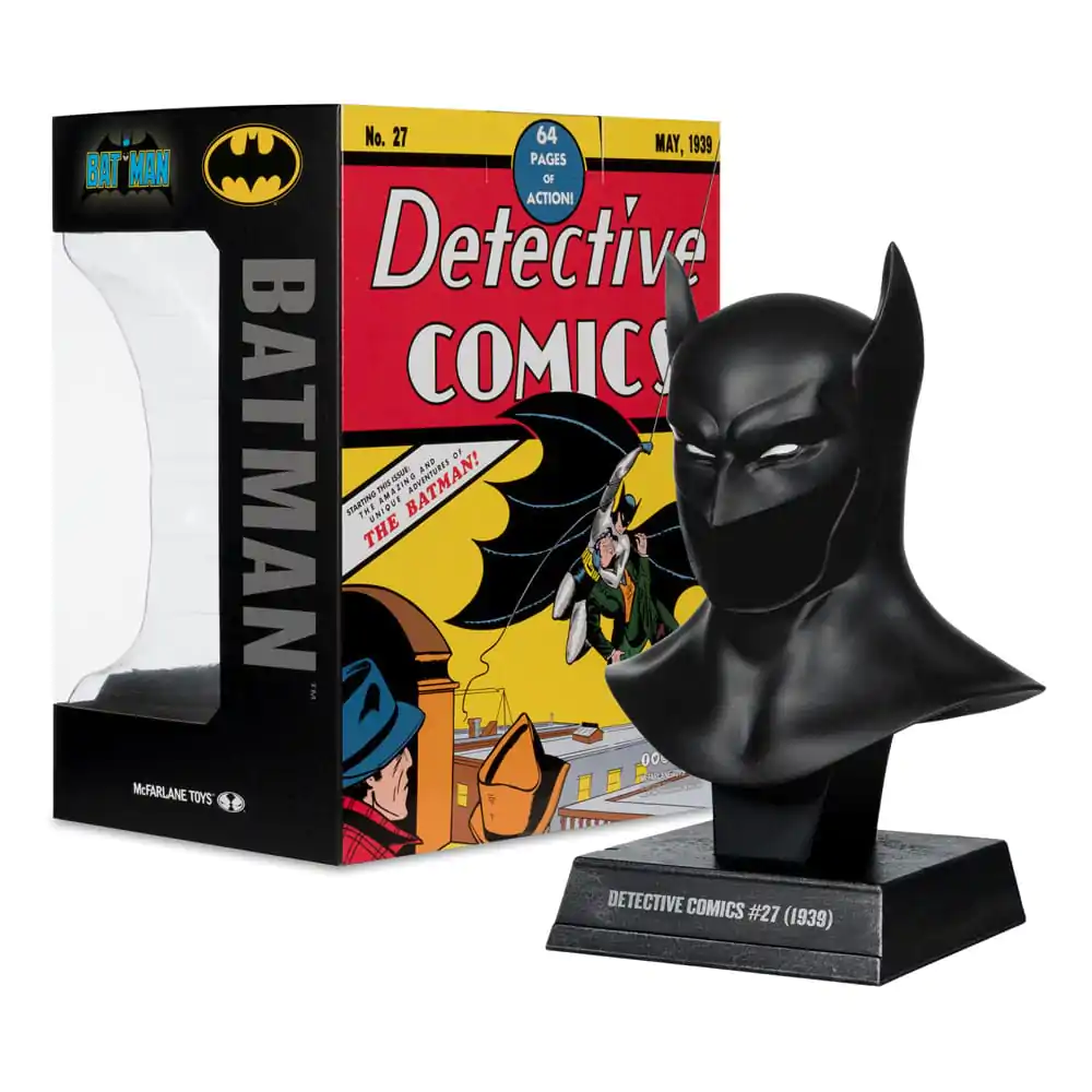 Batman DC Direct Mini Replica 1/3 Batman Cowl (Detective Comics #27) (1st Apperarance) 18 cm Mini Replika fotografii produktu