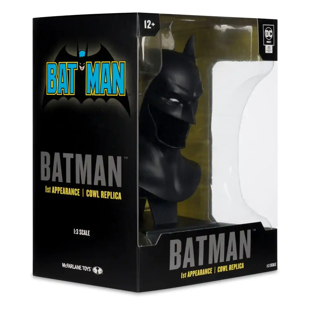 Batman DC Direct Mini Replica 1/3 Batman Cowl (Detective Comics #27) (1st Apperarance) 18 cm Mini Replika fotografii produktu