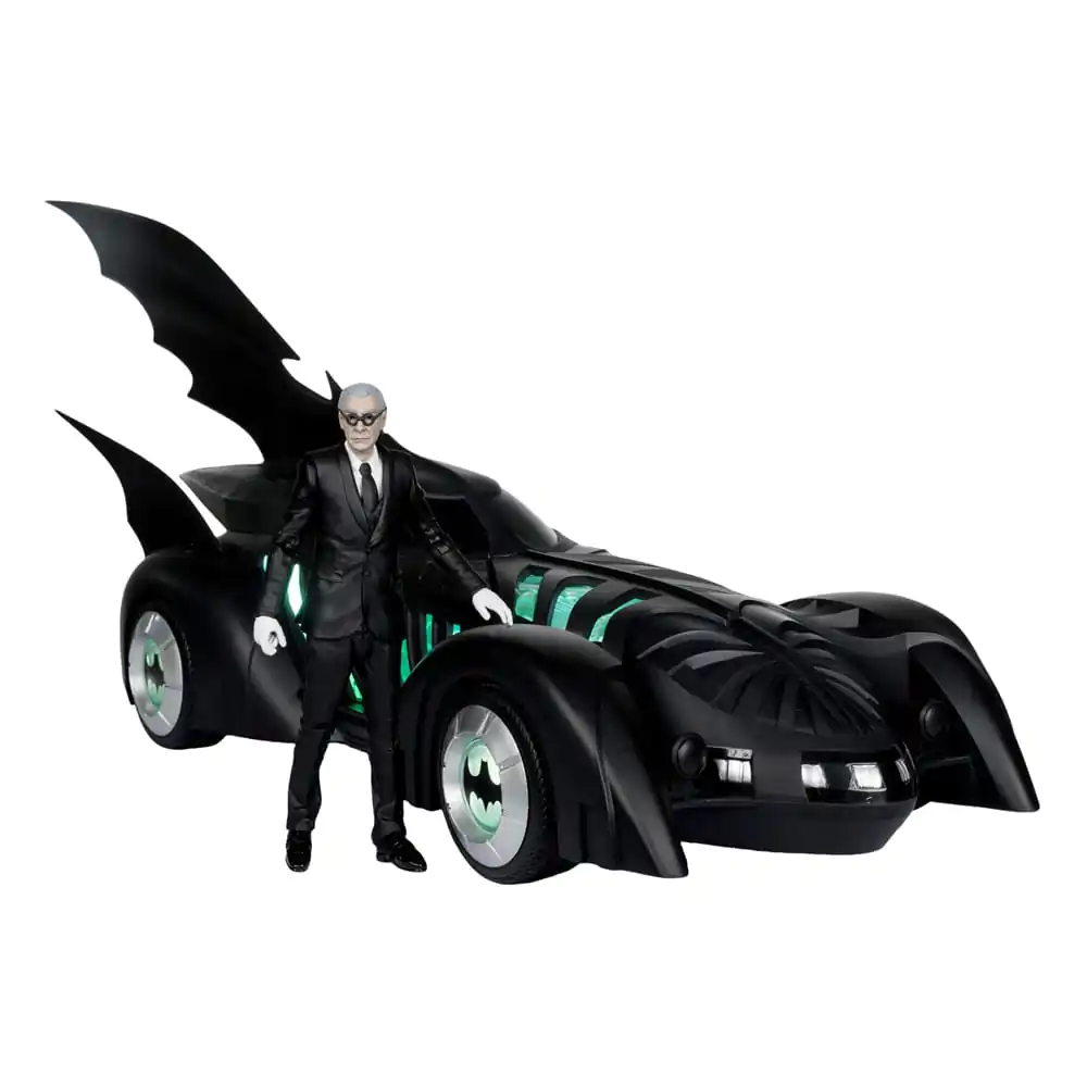 Batman Forever DC Multiverse akční figurka s vozidlem Alfred Pennyworth & Batmobile (Gold Label) 79 cm fotografii produktu