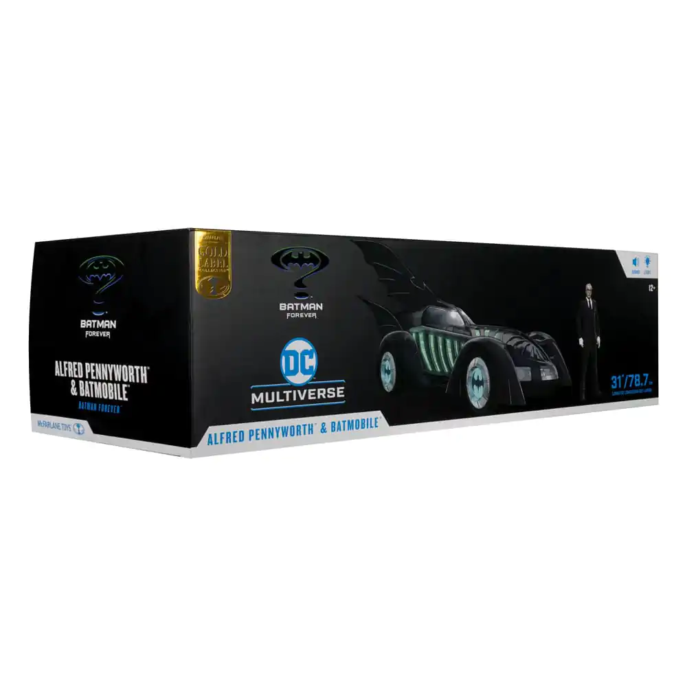 Batman Forever DC Multiverse akční figurka s vozidlem Alfred Pennyworth & Batmobile (Gold Label) 79 cm fotografii produktu