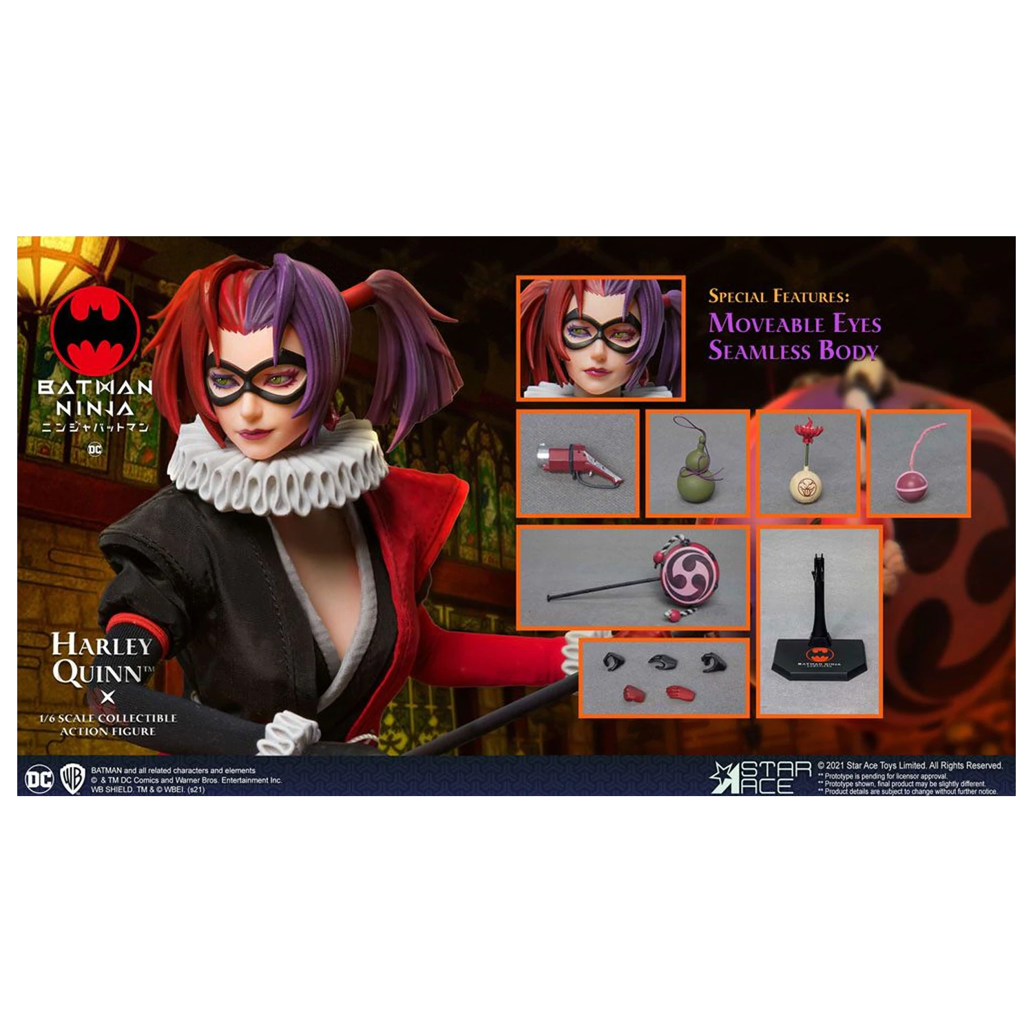 Batman Ninja My Favourite Movie Akční figurka 1/6 Harley Quinn Normal Ver. 30 cm fotografii produktu
