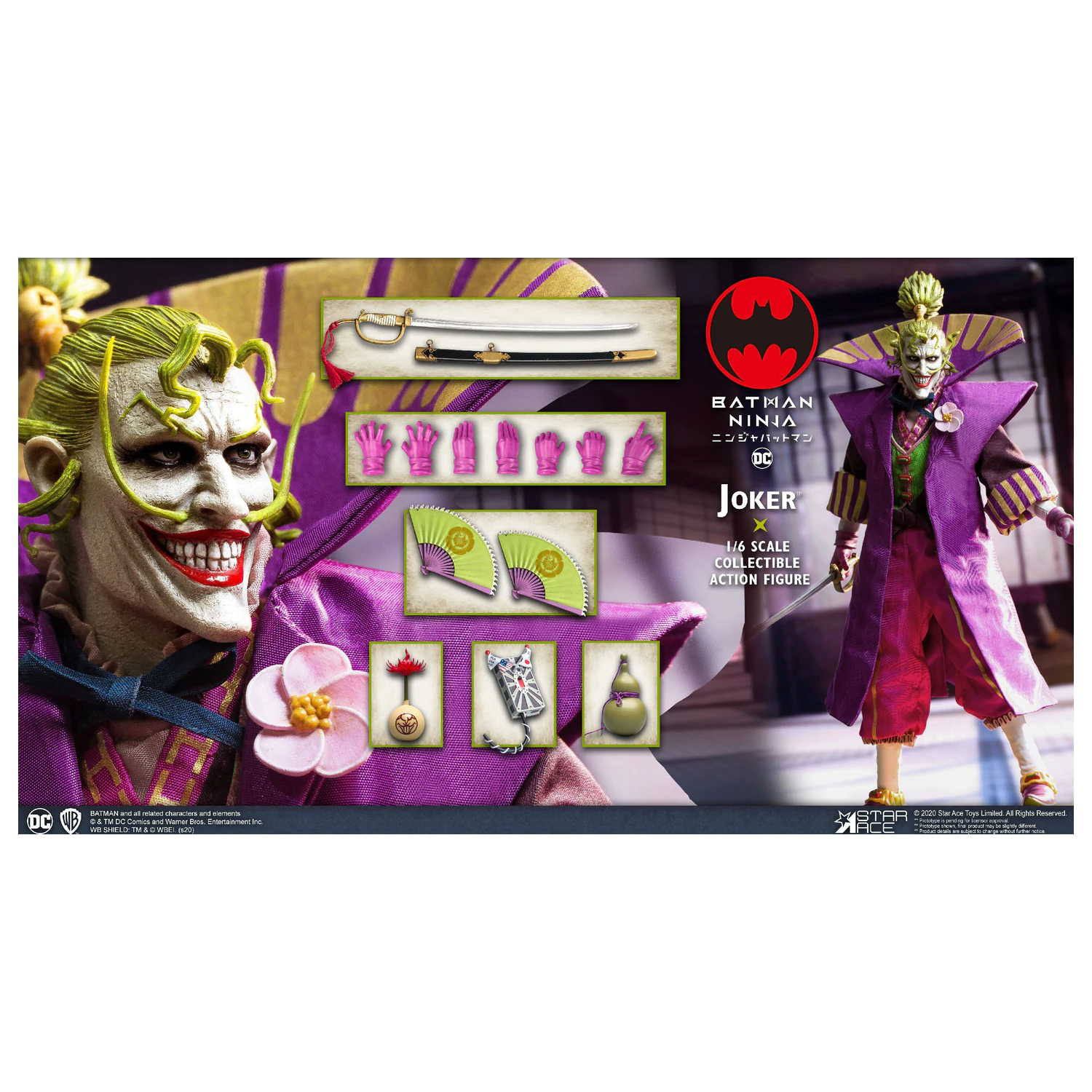 Batman Ninja Moje oblíbená filmová akční figurka 1/6 Joker 30 cm fotografii produktu
