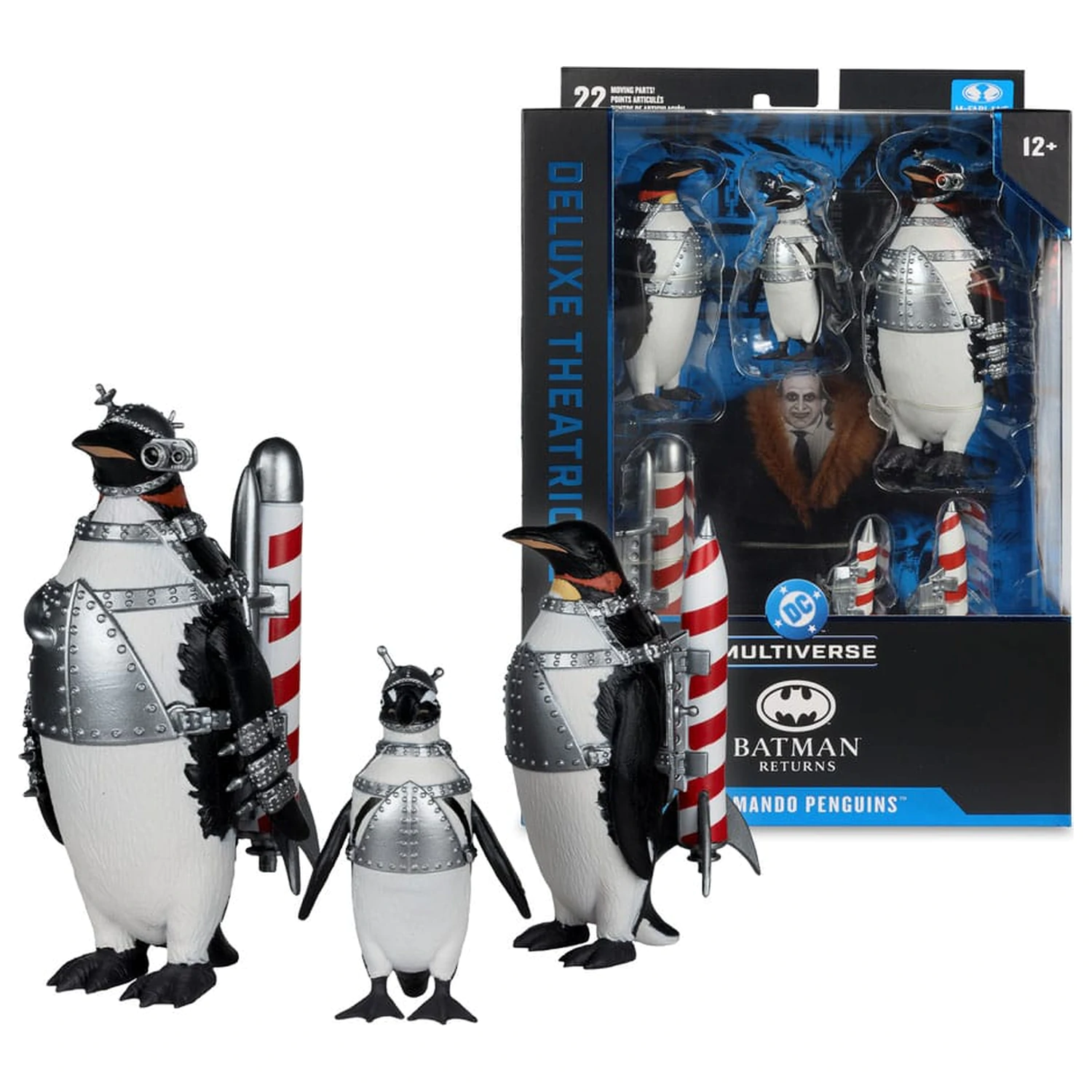 Batman Returns DC Theatrical Deluxe Edition akční figurka Commando Penguins Pack 12 cm fotografii produktu