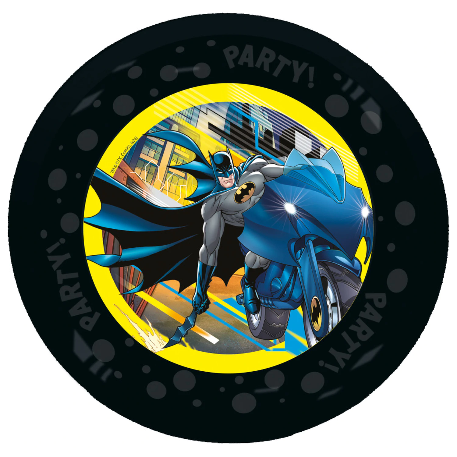Batman Rogue Rage mikro prémiové plastové talíře na jídlo 4dílná sada 21 cm fotografii produktu