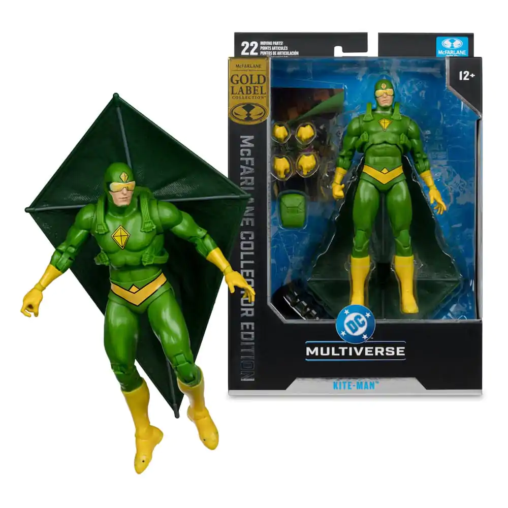 Batman Rogues DC Multiverse McFarlane Collector Edition Akční figurka #43 Kite Man (Gold Label) 21 cm fotografii produktu