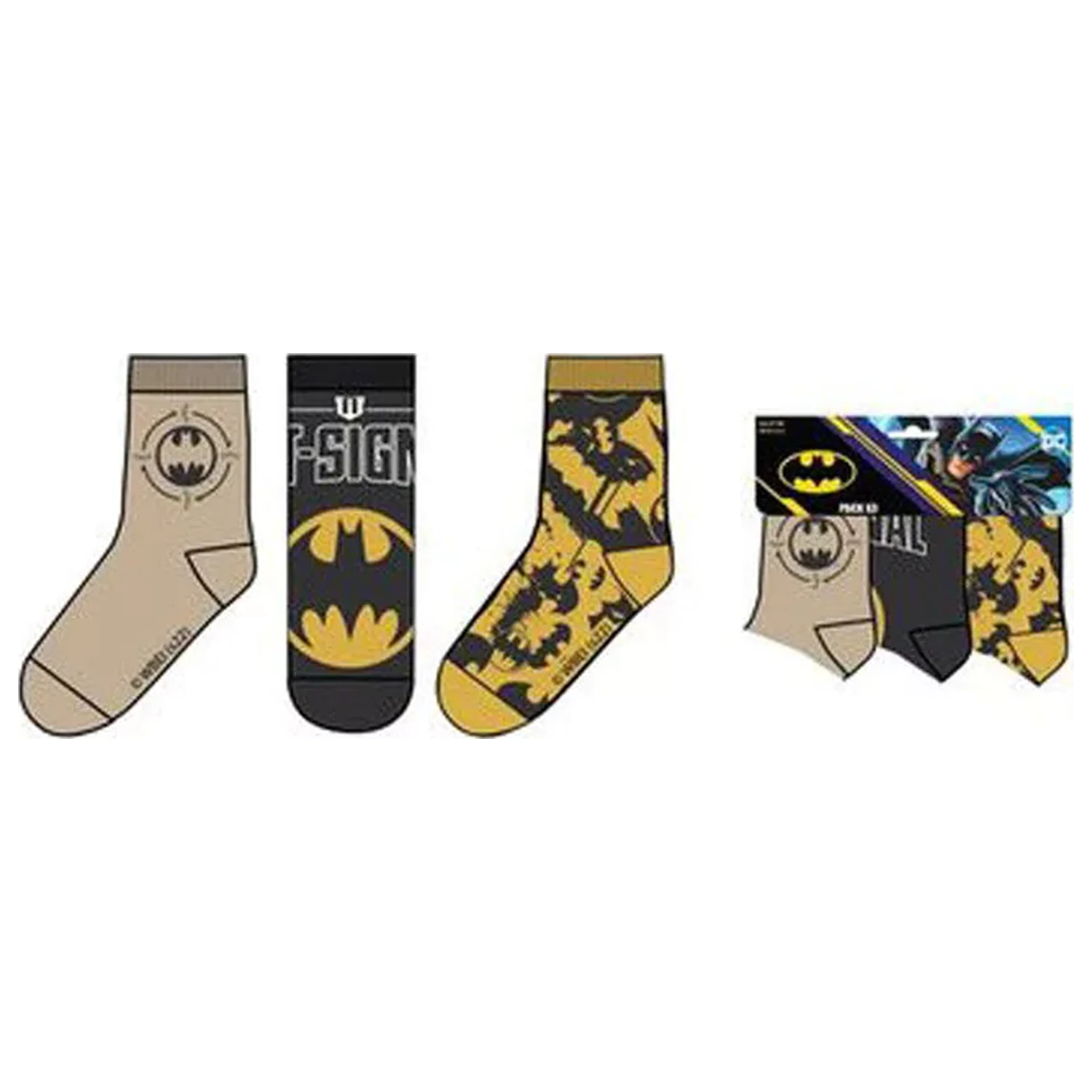 Batman Sign dětské ponožky 31/34 fotografii produktu