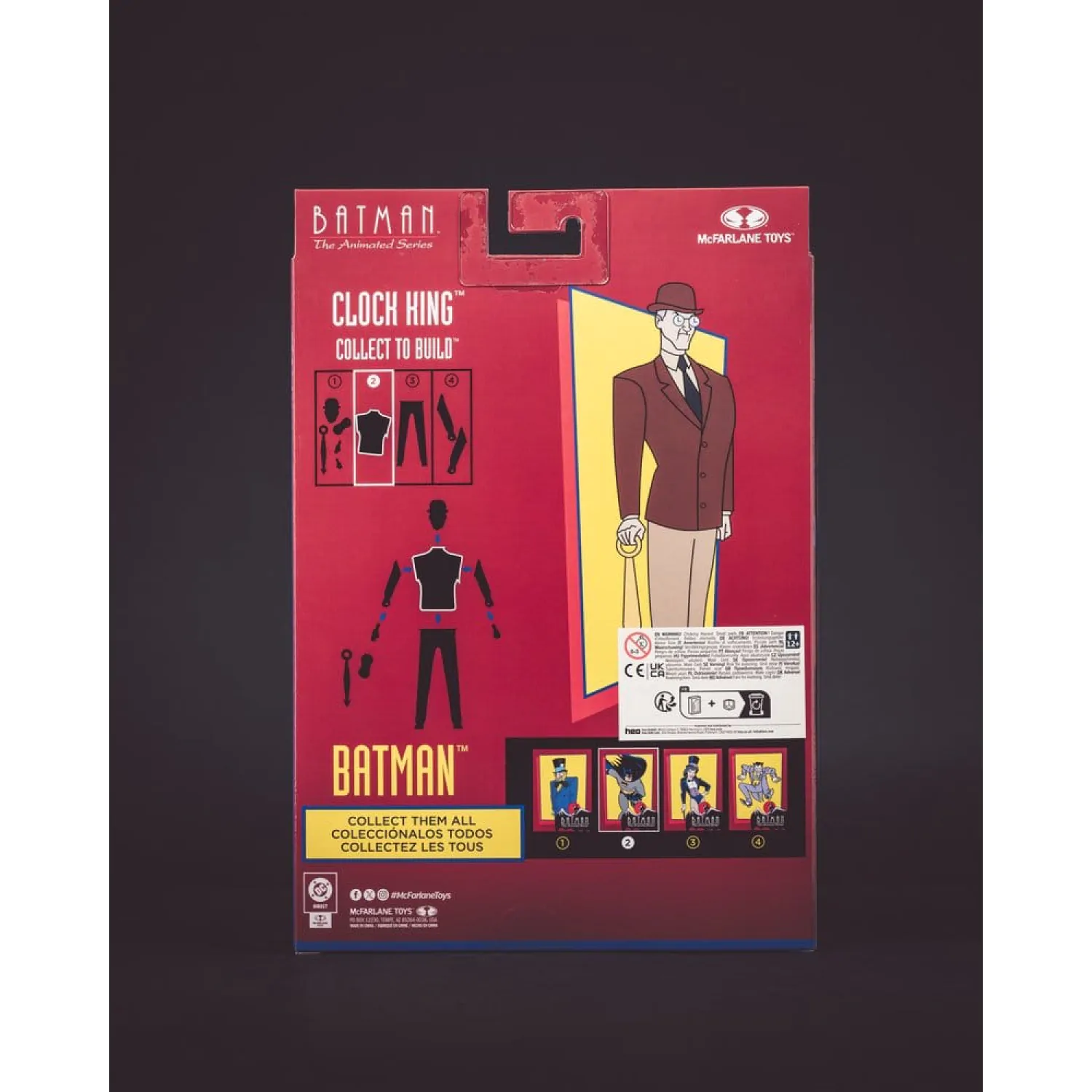 Batman: The Animated Series DC Direct Build-A Akční figurky Vlna 7 Batman (alternativní výrazy) (Platinum Edition) 15 cm fotografii produktu