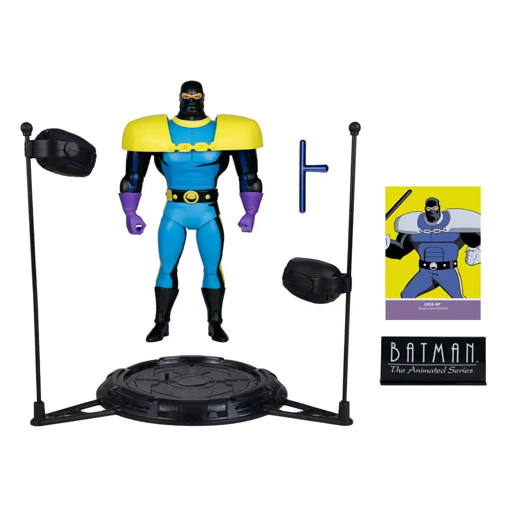 Batman: The Animated Series DC Direct Build-A akční figurky Wave 5 Lock-Up Black Light Edition (Gold Label) 15 cm fotografii produktu