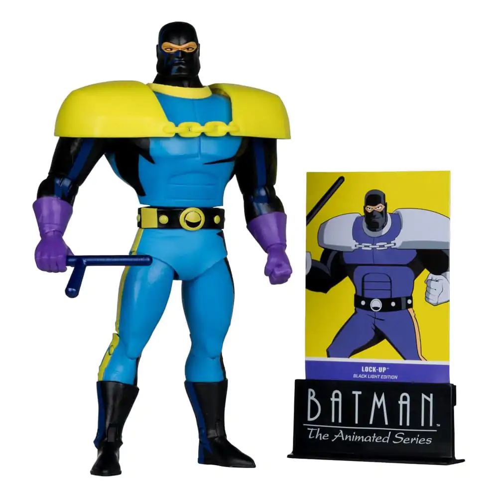Batman: The Animated Series DC Direct Build-A akční figurky Wave 5 Lock-Up Black Light Edition (Gold Label) 15 cm fotografii produktu