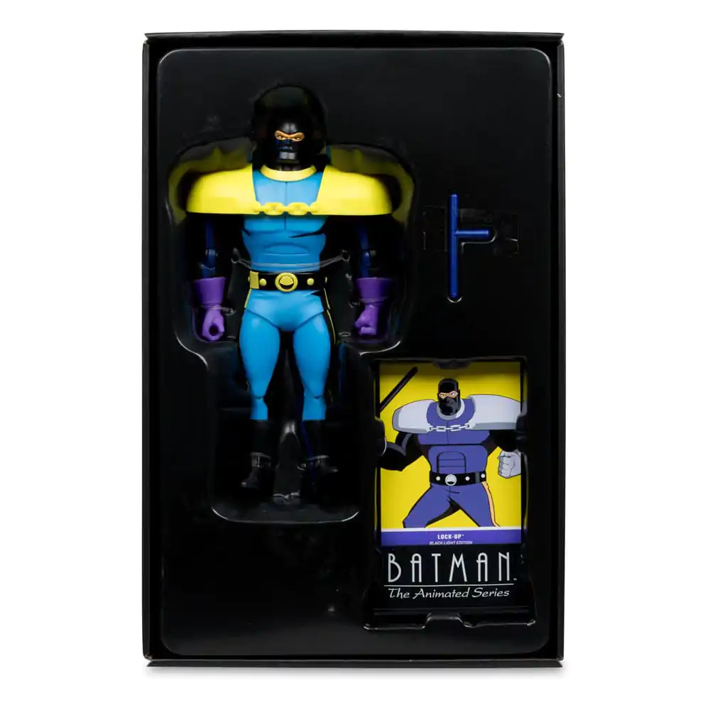 Batman: The Animated Series DC Direct Build-A akční figurky Wave 5 Lock-Up Black Light Edition (Gold Label) 15 cm fotografii produktu