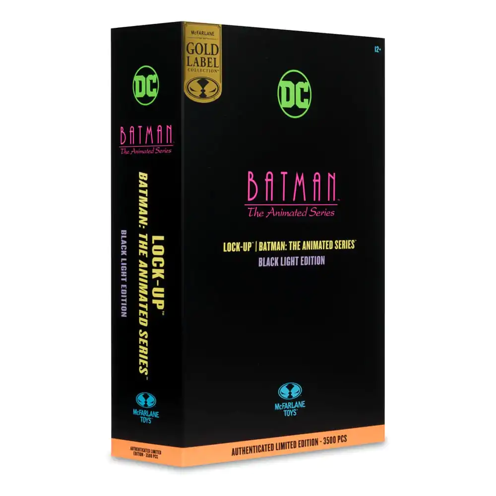 Batman: The Animated Series DC Direct Build-A akční figurky Wave 5 Lock-Up Black Light Edition (Gold Label) 15 cm fotografii produktu