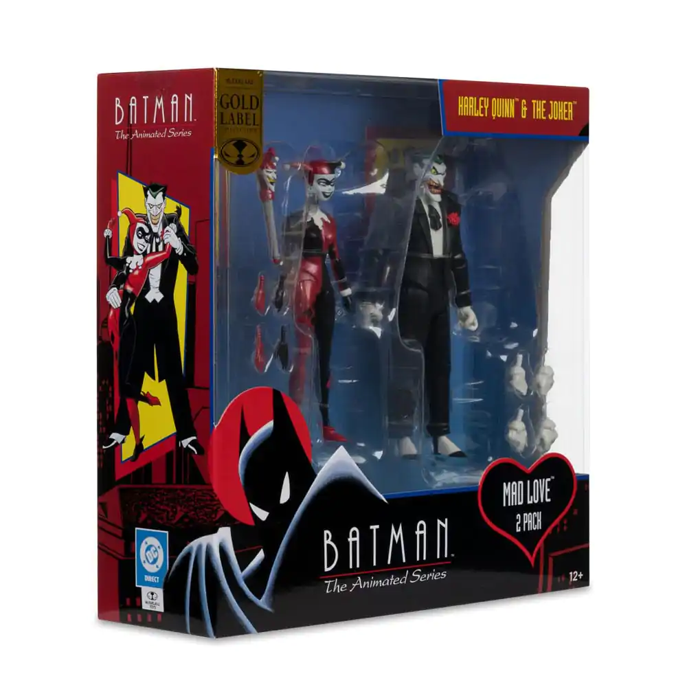 Batman: The Animated Series DC Direct Akční figurky Harley Quinn & The Joker (Mad Love) (Gold Label) 18 cm fotografii produktu
