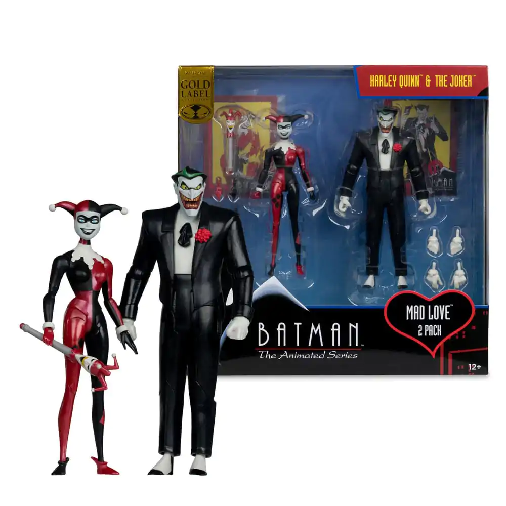 Batman: The Animated Series DC Direct Akční figurky Harley Quinn & The Joker (Mad Love) (Gold Label) 18 cm fotografii produktu