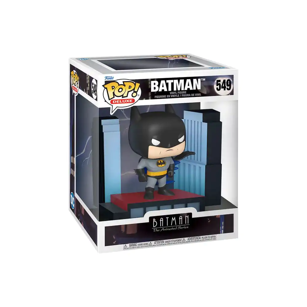 Batman The Animated Series Funko POP! Deluxe vinylová figurka Batman na střeše 9 cm fotografii produktu