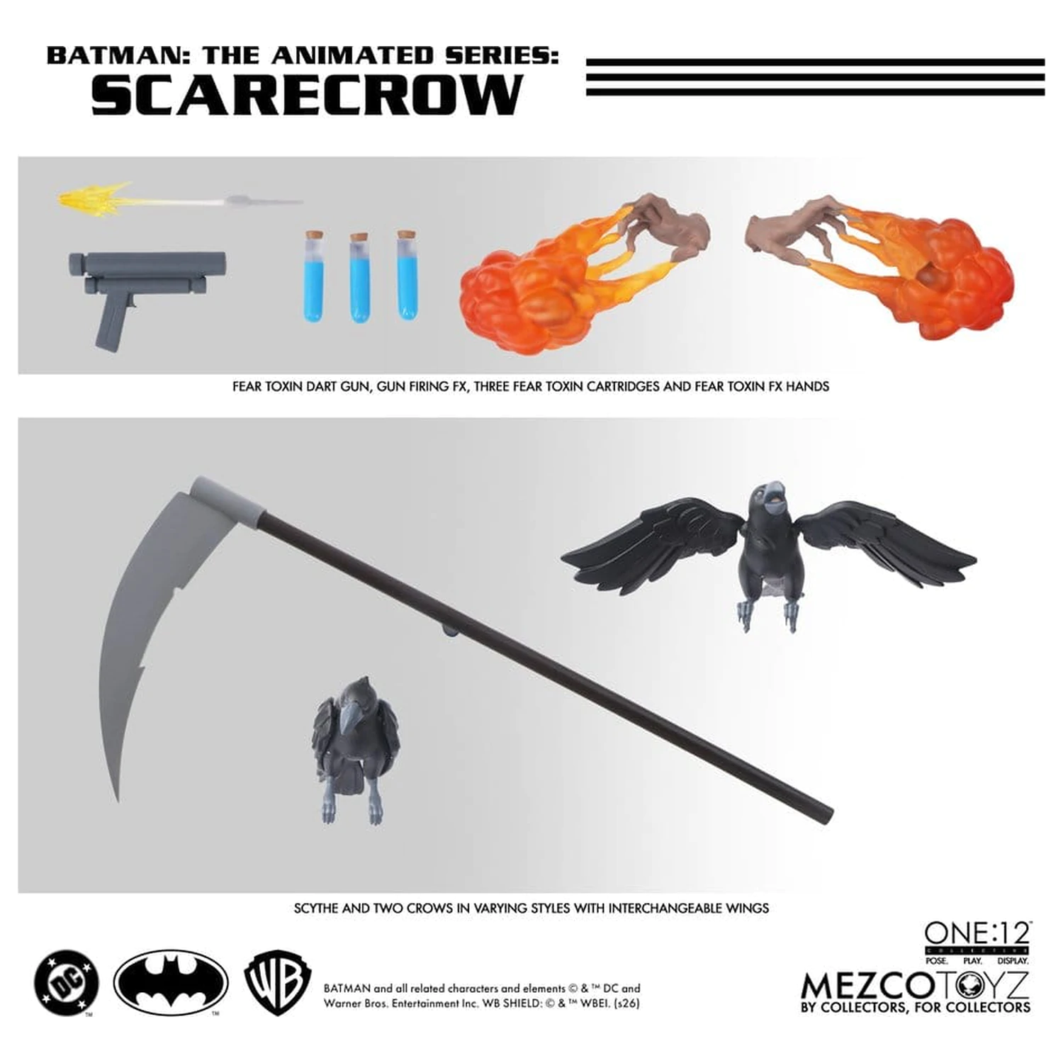 Batman: The Animated Series One:12 Collective akční figurka Scarecrow 17 cm fotografii produktu