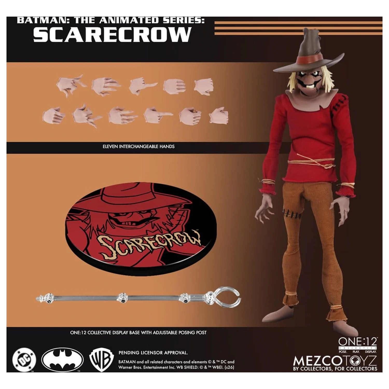 Batman: The Animated Series One:12 Collective akční figurka Scarecrow 17 cm fotografii produktu