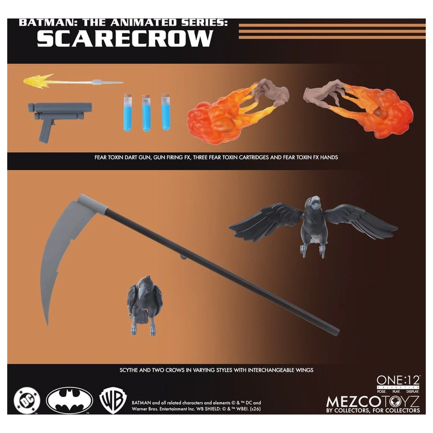 Batman: The Animated Series One:12 Collective akční figurka Scarecrow 17 cm fotografii produktu