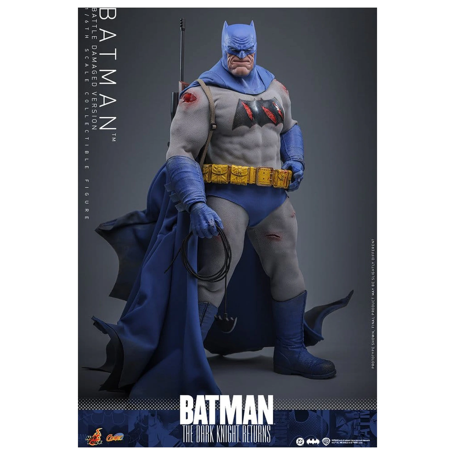 Batman: The Dark Knight Returns Comic Masterpiece akční figurka 1/6 Batman (Battle Damaged Version) 32 cm fotografii produktu