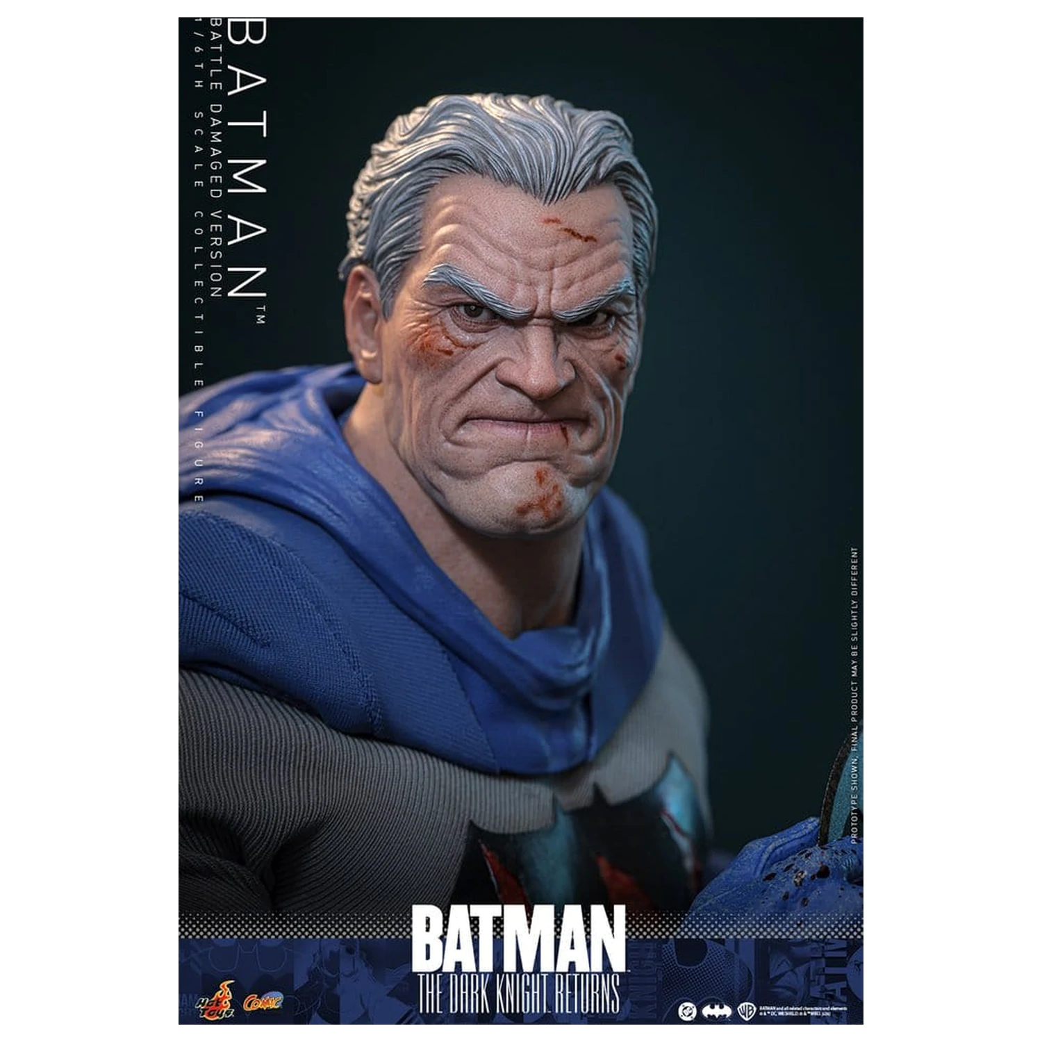 Batman: The Dark Knight Returns Comic Masterpiece akční figurka 1/6 Batman (Battle Damaged Version) 32 cm fotografii produktu
