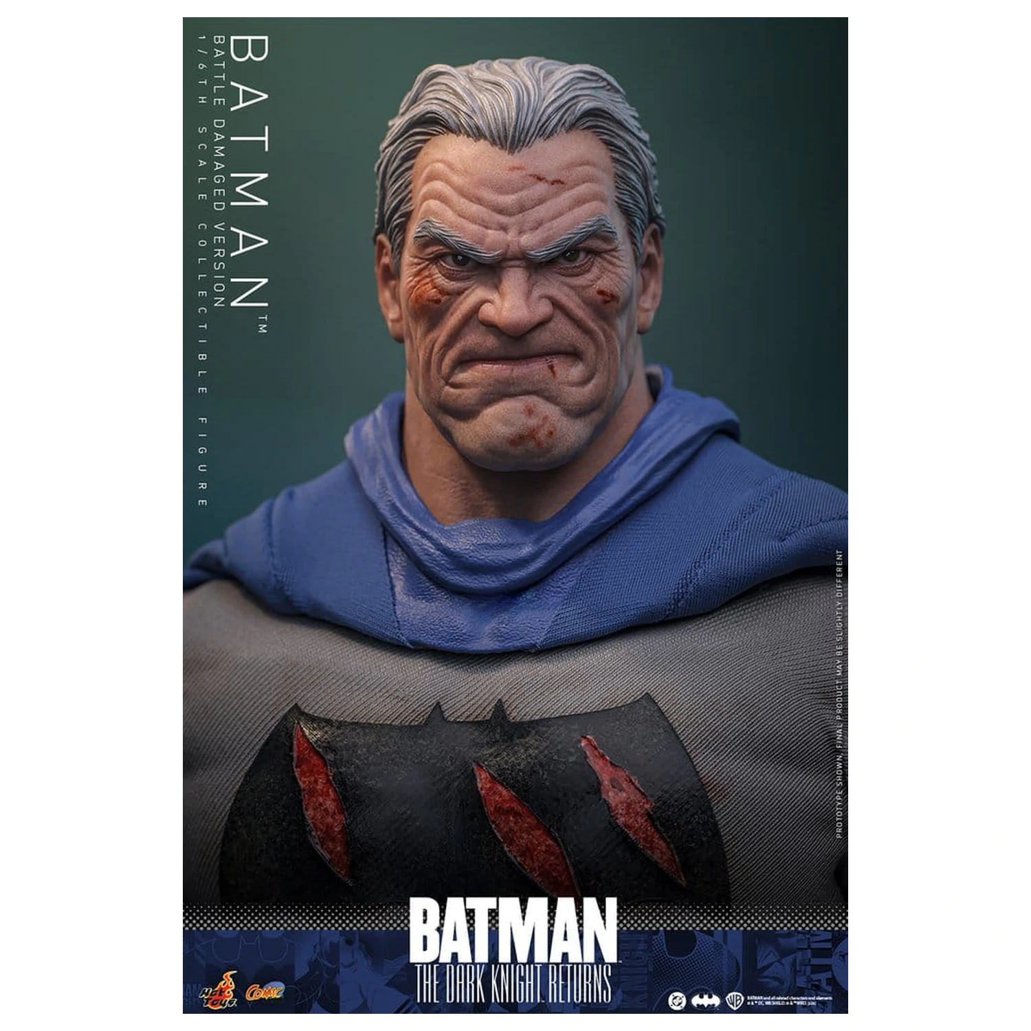 Batman: The Dark Knight Returns Comic Masterpiece akční figurka 1/6 Batman (Battle Damaged Version) 32 cm fotografii produktu