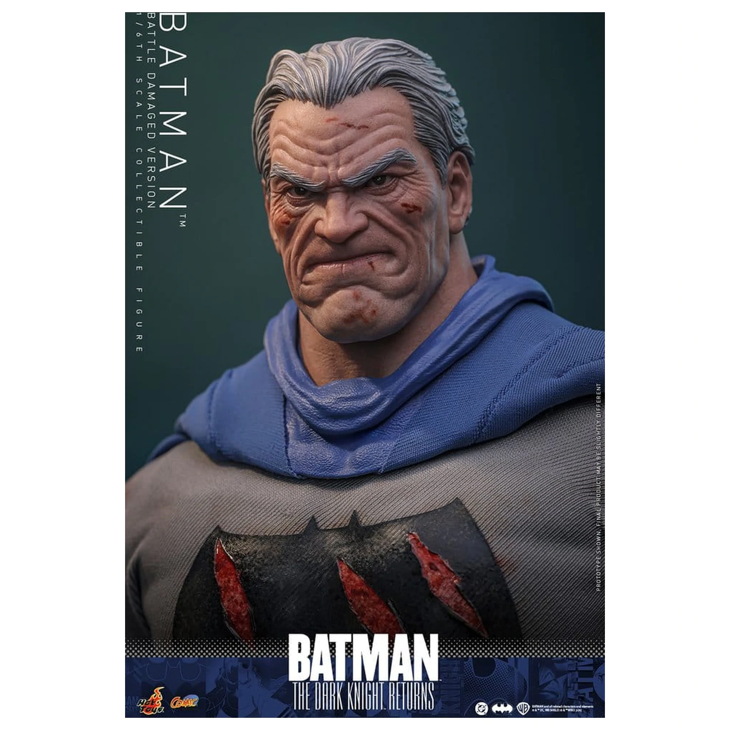 Batman: The Dark Knight Returns Comic Masterpiece akční figurka 1/6 Batman (Battle Damaged Version) 32 cm fotografii produktu