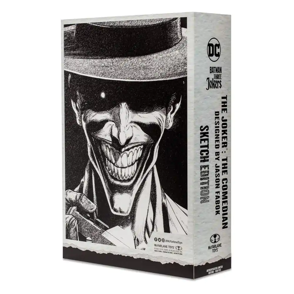 Batman: Three Jokers DC Multiverse Akční figurka The Joker: The Comedian Sketch Edition (Gold Label) 18 cm fotografii produktu